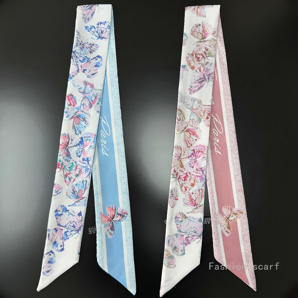 خفيفة الوزن الأزهار وشاح المرأ - مراجعة Women Fashion Necktie وسعره