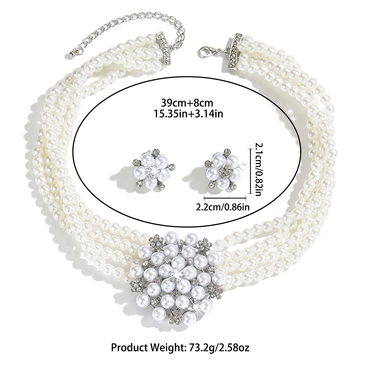 طقم مجوهرات نسائي متعدد الطبقا - مراجعة Women Fashion Photoshoot وسعره