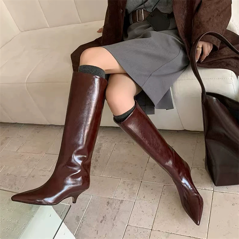 أحذية نسائية طويلة حتى الركبة  - مراجعة Women'S Fashion Knee High Boots وسعره