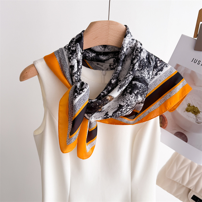 الأوشحة الفاخرة المطبوعة الغاب - مراجعة Women Fashion Necktie وسعره