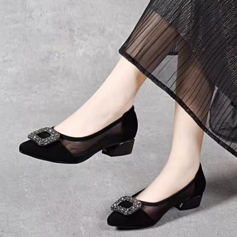 أحذية نسائية أنيقة بكعب مربع و - مراجعة Women'S Fashion Shoes وسعره